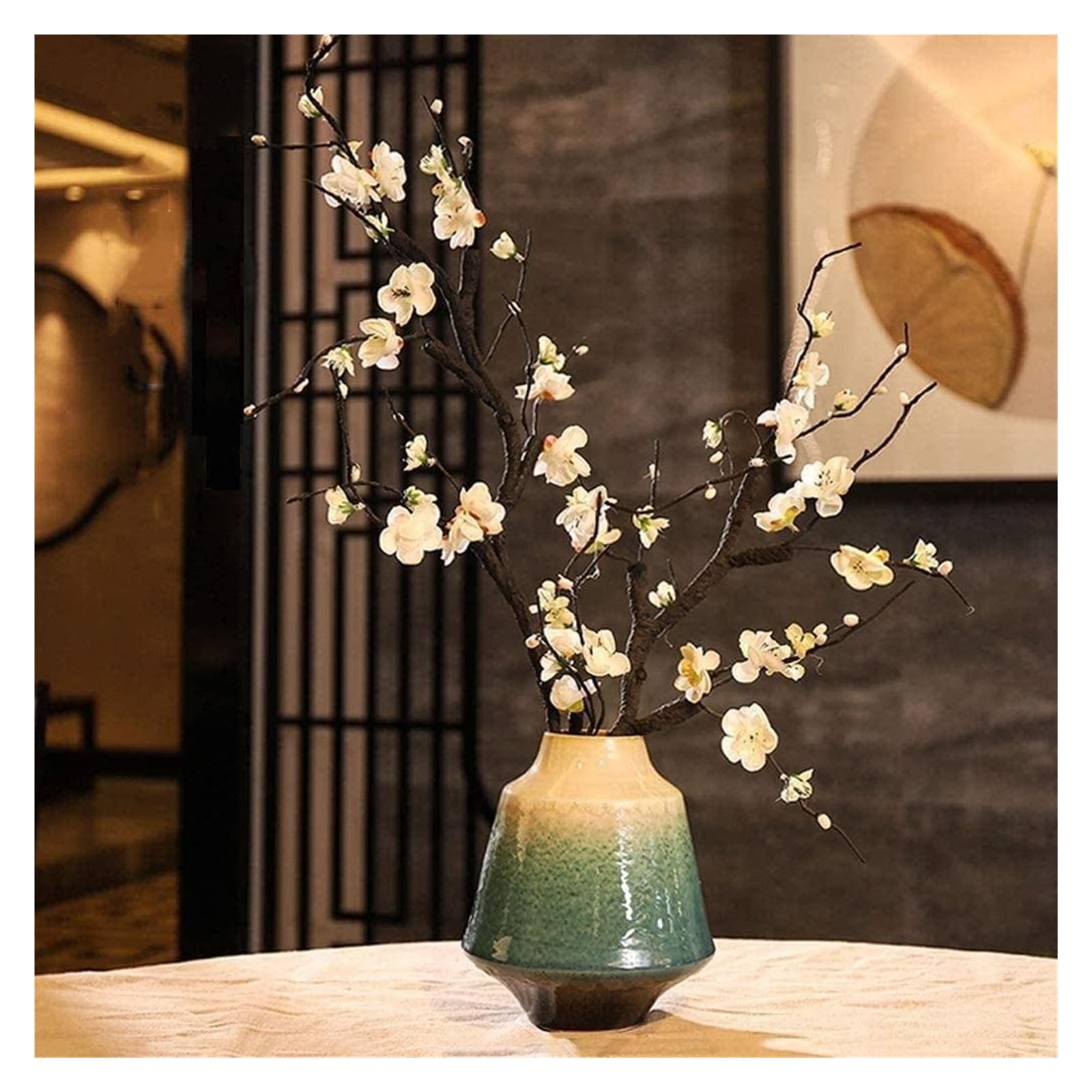 Vasen Vase Keramik handgefertigtes Kunsthandwerk kann im Fernsehschrank Nachttisch Dekoration Blumen platziert Werden