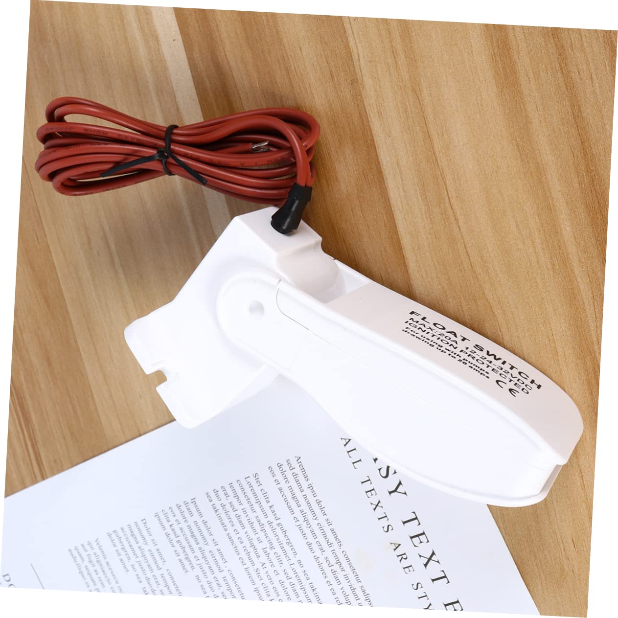 VANZACK 2 Pezzi Regolatore Di Livello Elettrico Pompa Di Sentina Pompa Galleggiante 12v Pompe Di Sentina Per Barche Montaggio Universale Resistente Termoplastico