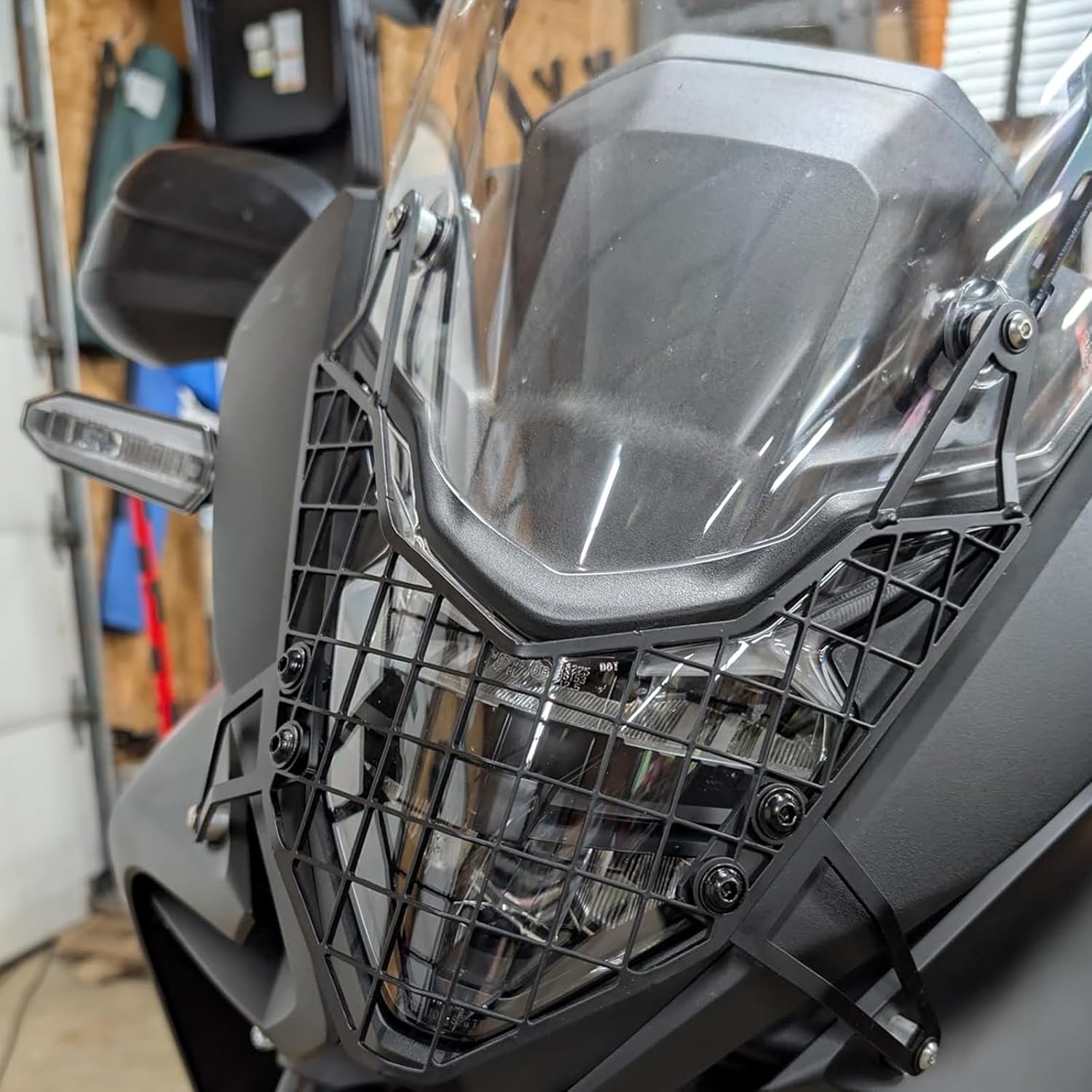 Motorcycle Headlight Grille Mesh Grill Cover Headlight Guard Protector Grill Cover Replacement for Honda XL750 XL 750 Transalp XL750 2023 2024