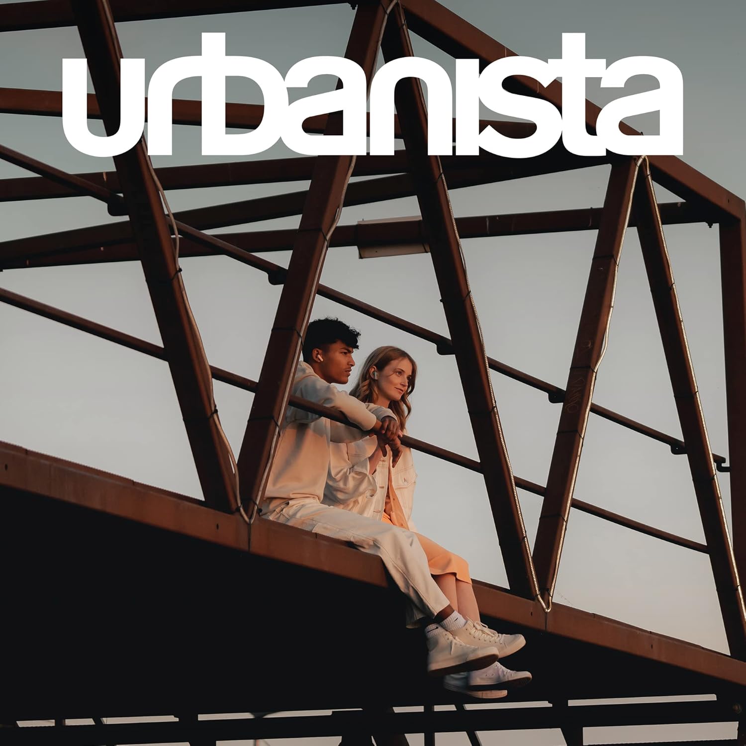 Urbanista True Wireless Earbuds, Bluetooth 5.2 Earphones with Touch Controls & Noise Cancelling Microphone, 32 Hr Total Playtime, USB C Charging Case, IPX4 Water Resistant, Copenhagen, Dusty Pink