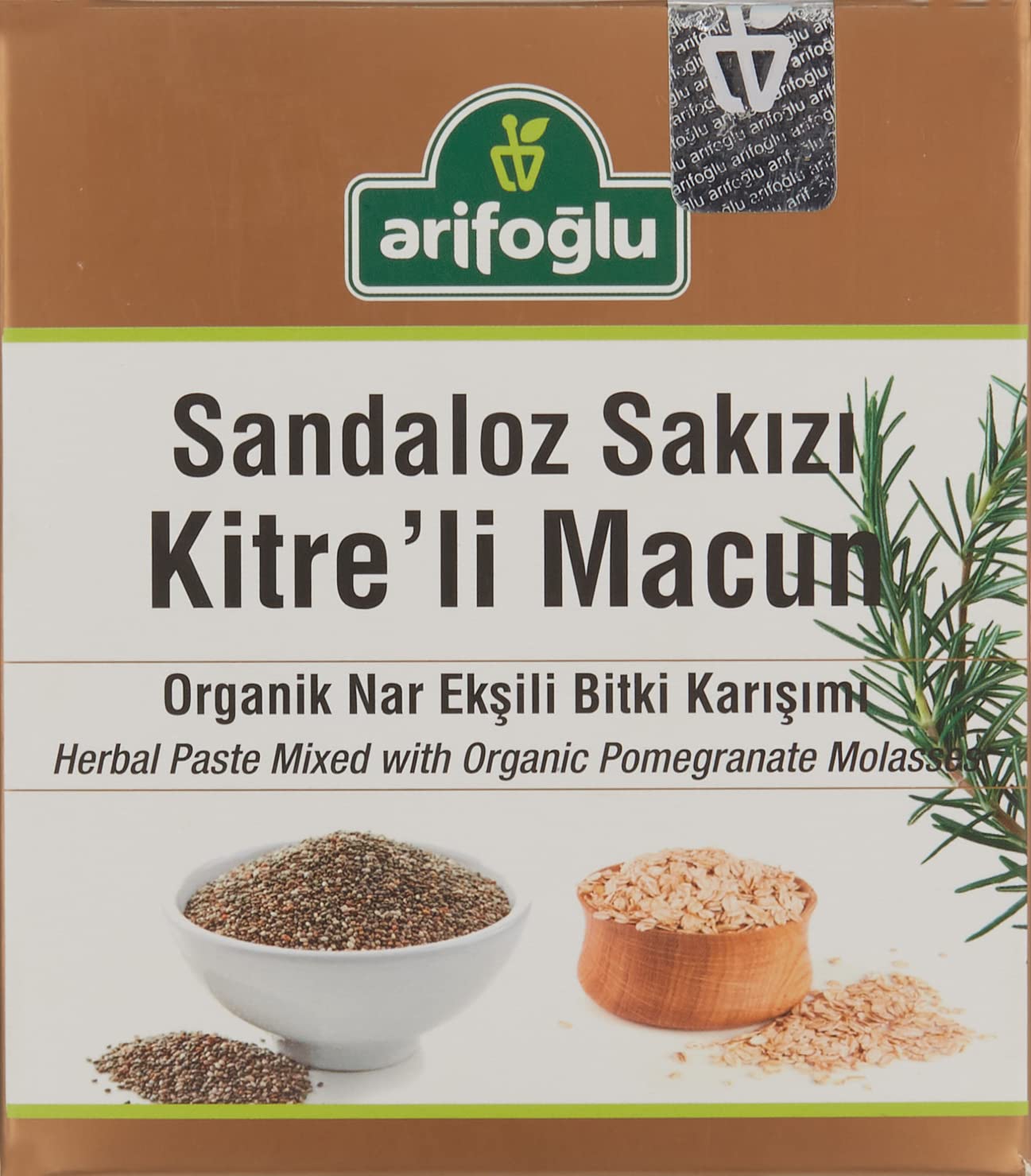 Arifoğlu Sandaloz Sakızı Kitreli Macun 440 Gr