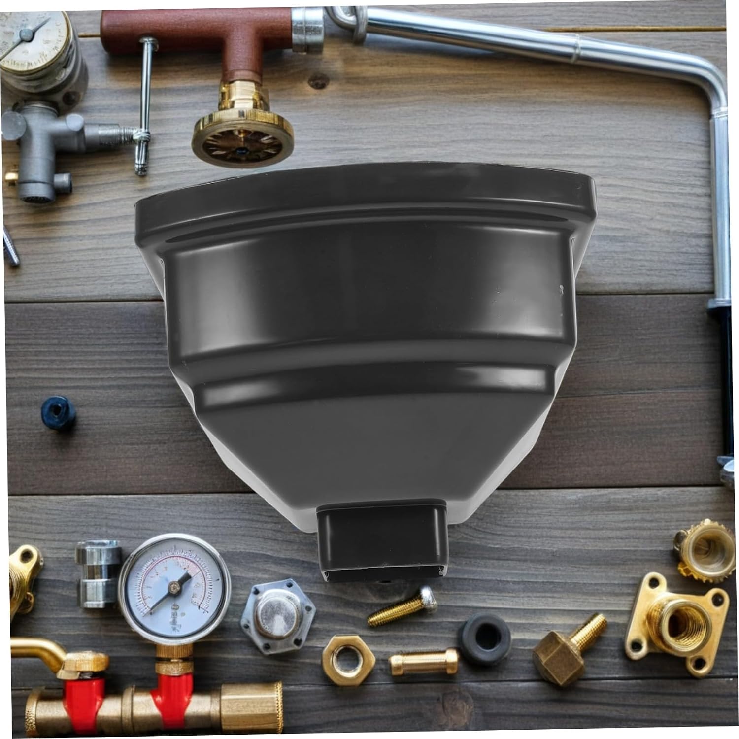 SOLUSTRE Arc-Shaped PVC Rainwater Diverter for Gutter Downspouts with Quick Installation and Efficient Water Collection, for Patios and Garages to Prevent Overflow and Direct Rainwater