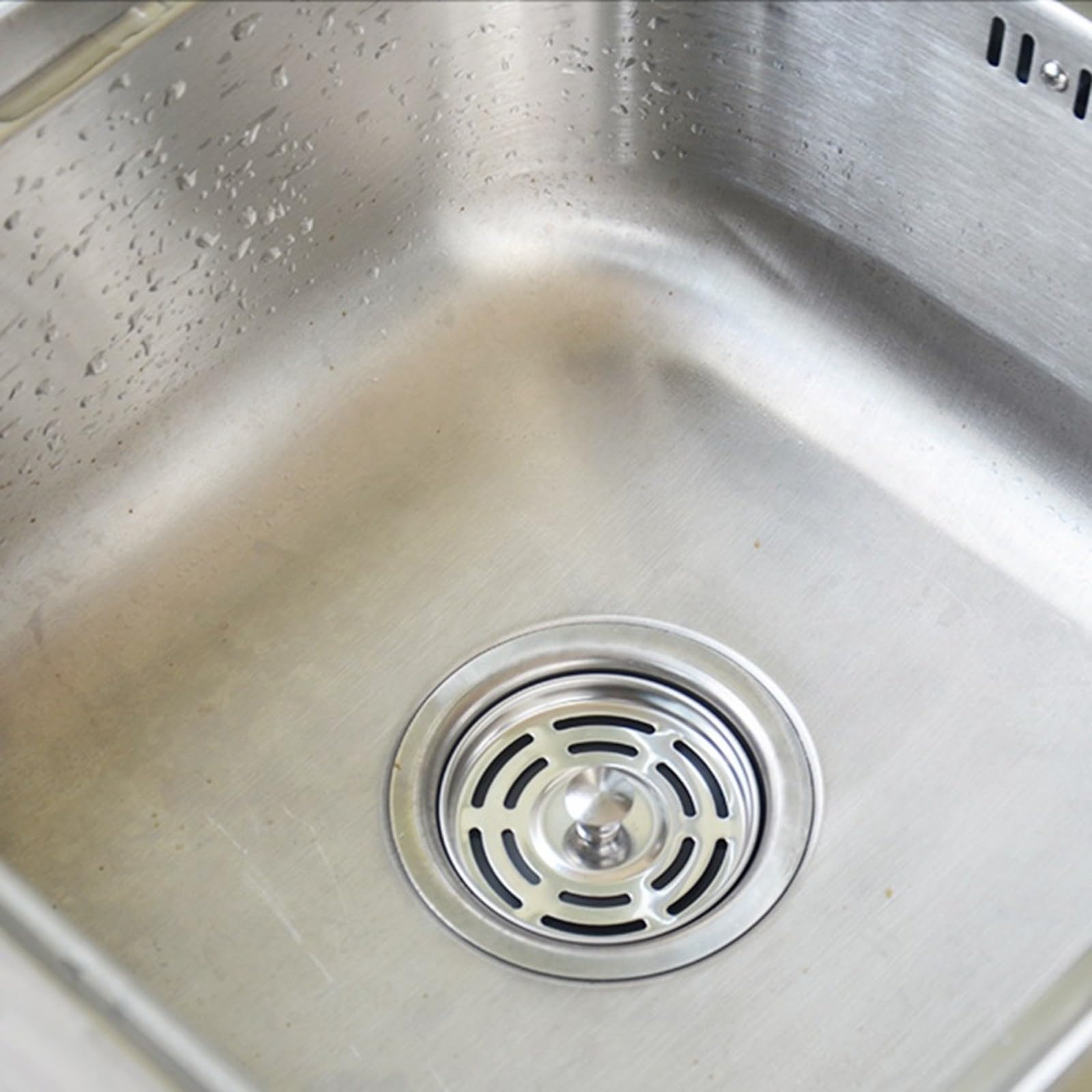 Tappo per lavello per smaltimento rifiuti in acciaio inox, parti per lo smaltimento dei rifiuti per lo scarico standard della cucina di 8,6 cm