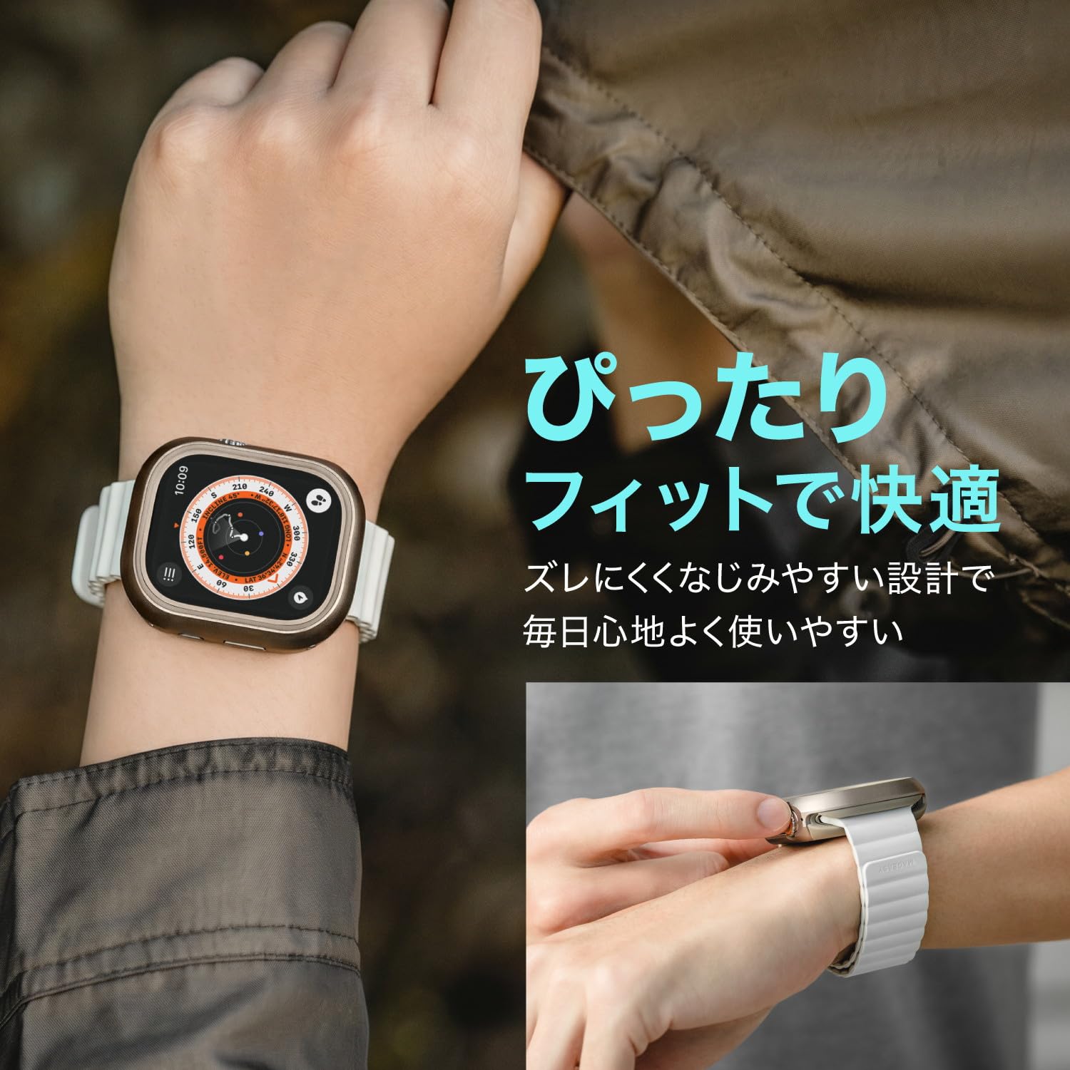 Amazon.co.jp: 【MagEasy】 アップルウォッチ 対応 カバー 耐衝撃 米軍