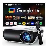 【Google TV/Assistente Vocale/Dolby】Proiettore 4K, HAPPRUN 1000 ANSI 1080P Full HD