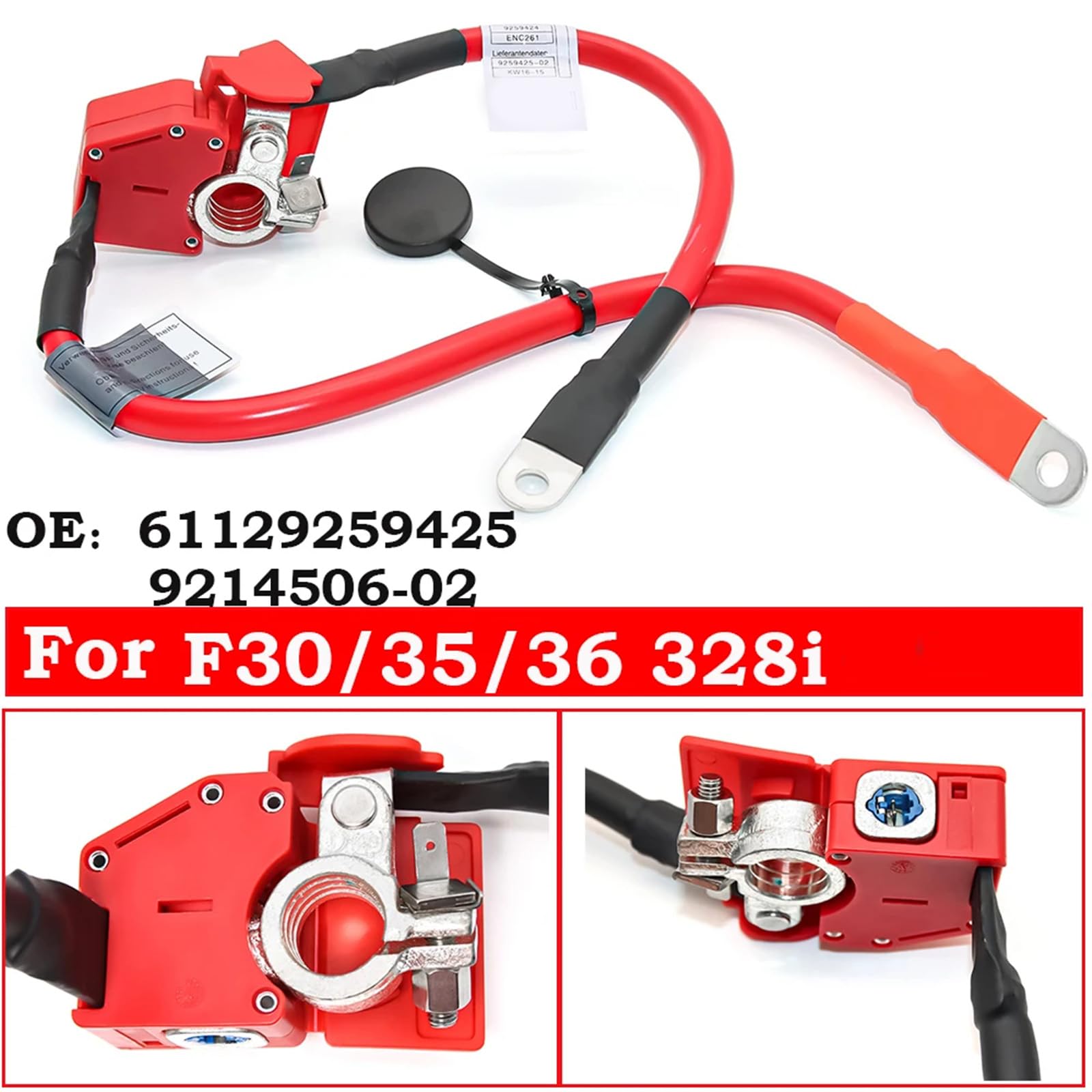 Cable De Soplado Protector Sobrecarga Batería Repuesto Fusibles Batería Positivo para F30 F31 F34 F32 F33 F36 F80 Piezas Mantenimiento Automóviles
