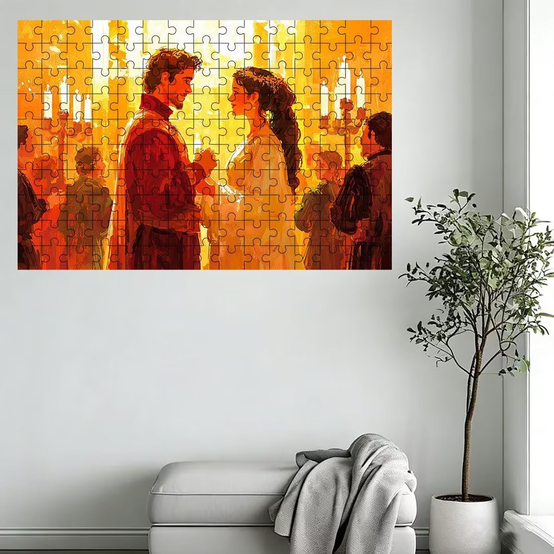 Puzzle 5000 elementów retro, rodzinne puzzle, 5000 elementów, dla całej rodziny, klasyczne puzzle, gra zręcznościowa, drewniane puzzle, prezenty dla kobiet, prezenty dla mężczyzn, dekoracja -1515