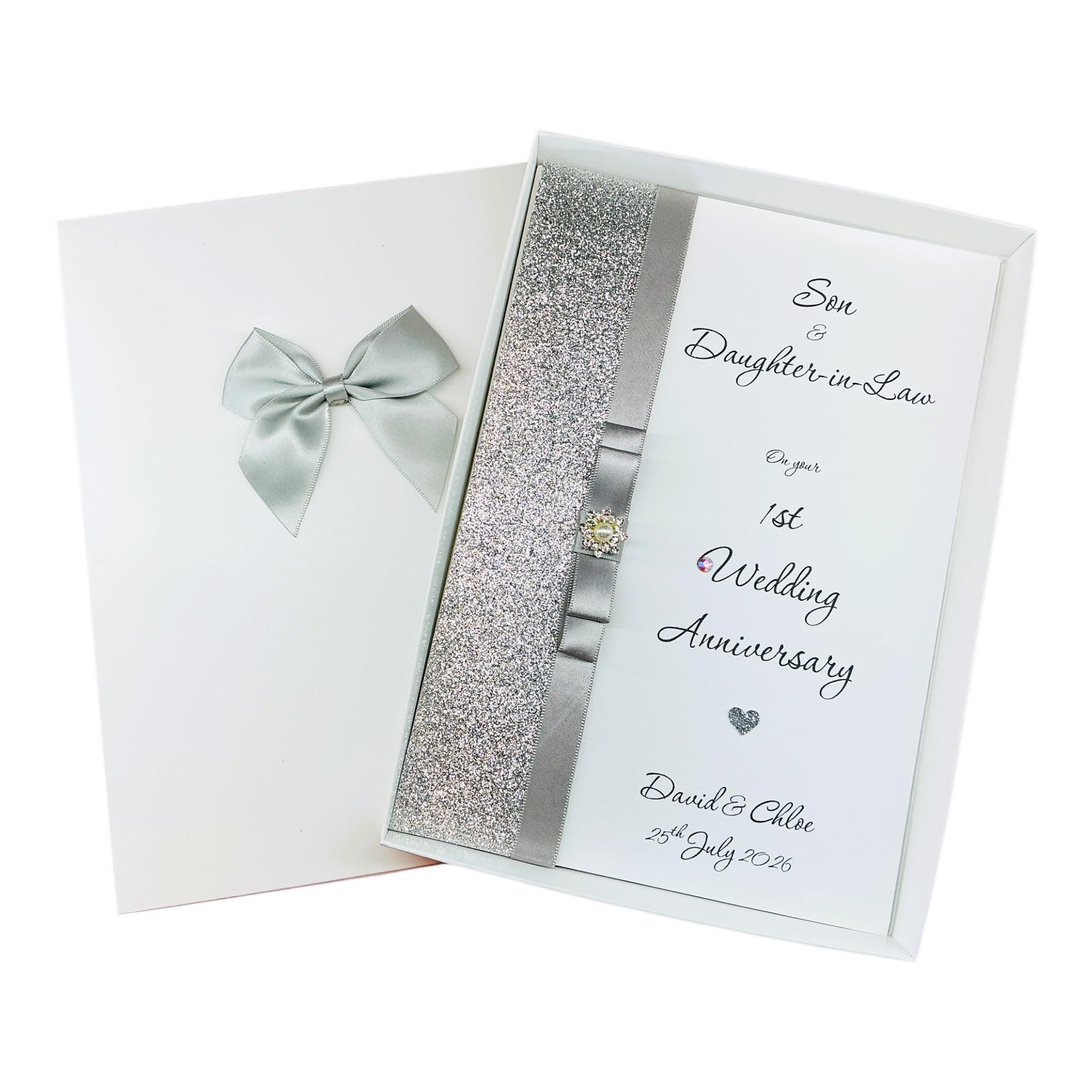 Son & Daughter-In-Law 1st Paper Wedding Anniversary Card- LB 167