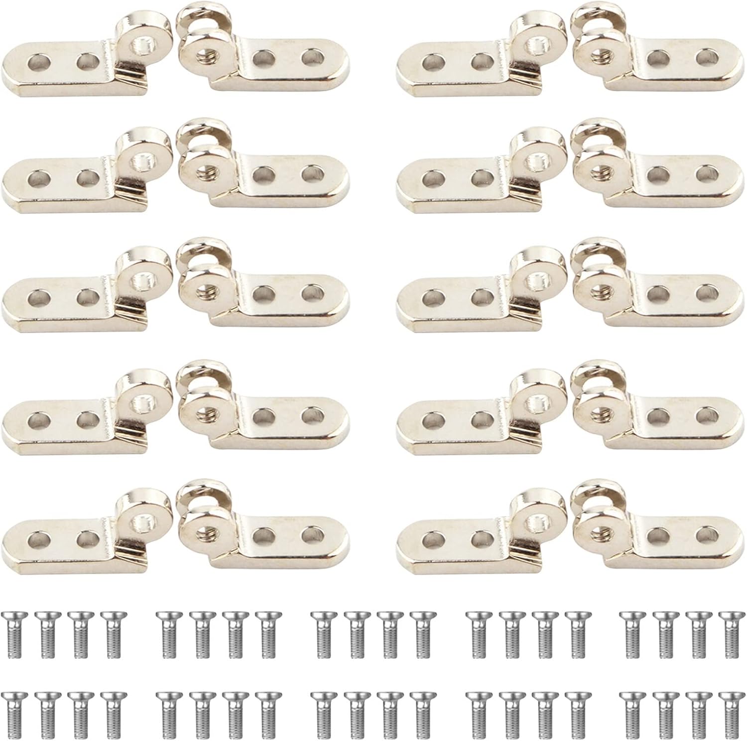 10 paires de charnières de en métal réparation