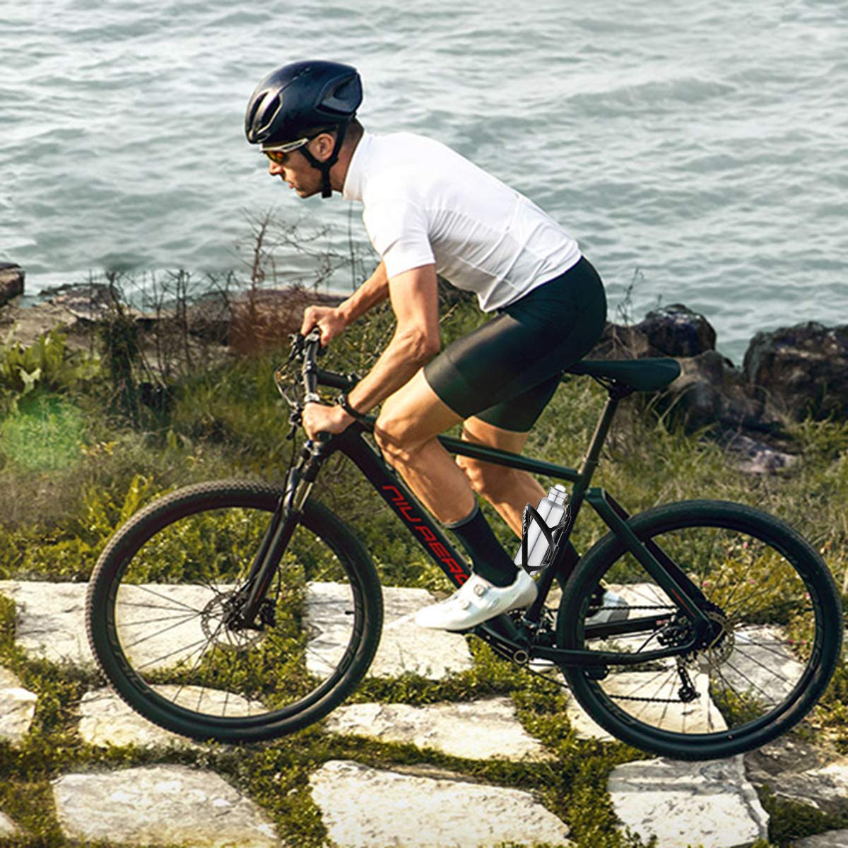 JSHOUBIKE Bicycle Bottle Holder Bicycle Water Cage Carbon Fiber MTB Road Bike Cup Holder Bike Cycling Bracket Bike Accessories