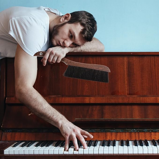 Cepillo Limpiador Antiestático para Teclado Piano Computadora miniatura 8