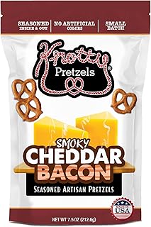 KNOTTY PRETZELS Smoky Cheddar Bacon Pretzels, 7.5 OZ