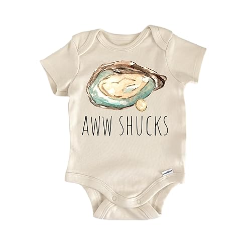 Oyster Seafood Baby Bodysuit – Cute Infant Outfit, Unisex Cotton