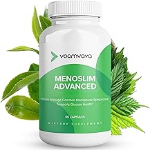 VoomVaya MenoSlim Advanced Menopause Weight Loss for Women Menopause & Perimenopause Supplement for Women Supports Healthy Metabolism & Overall Wellness 60 Capsules