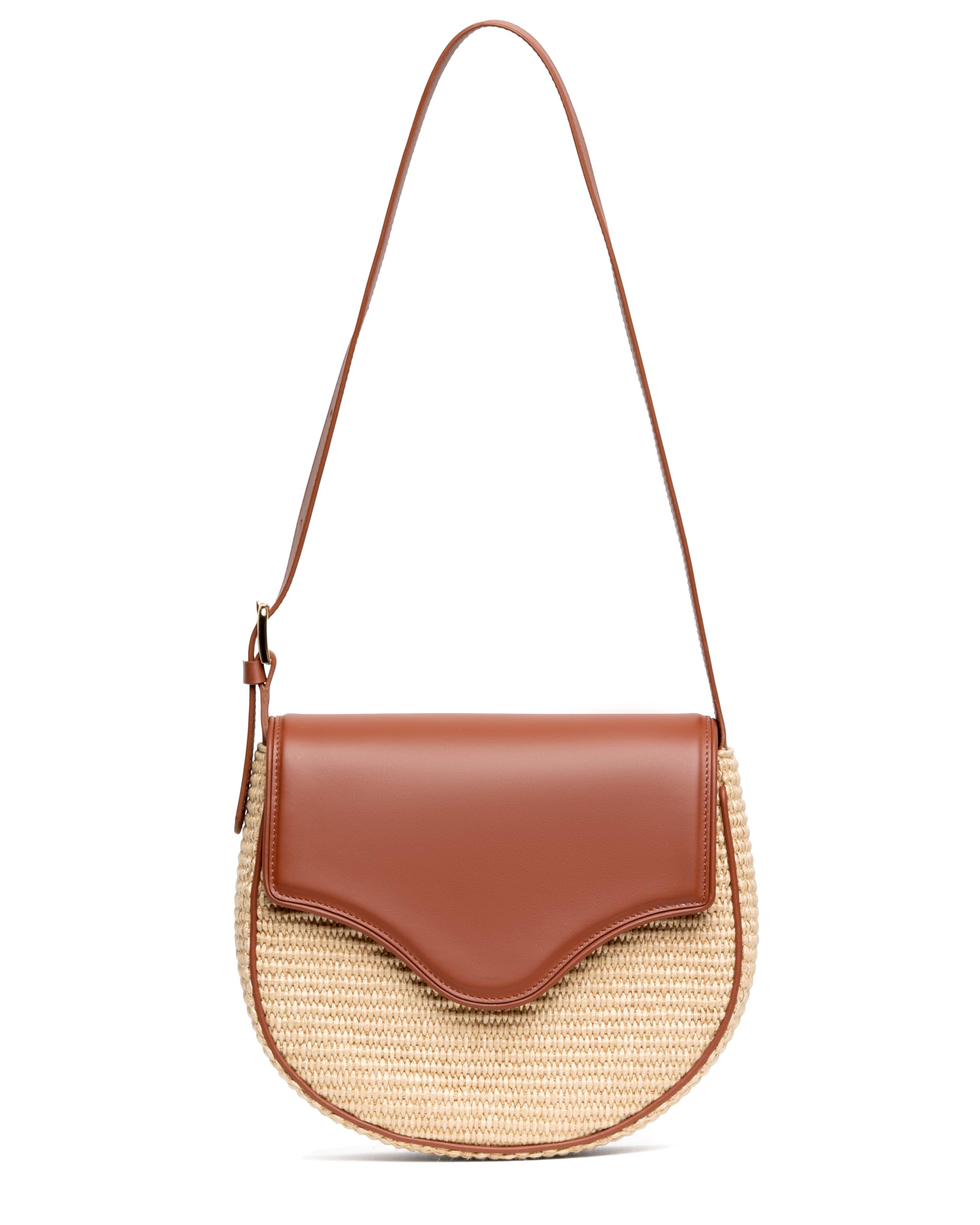 liselle kiss Kate Saddle Leather Bag, Ginger-picture-33