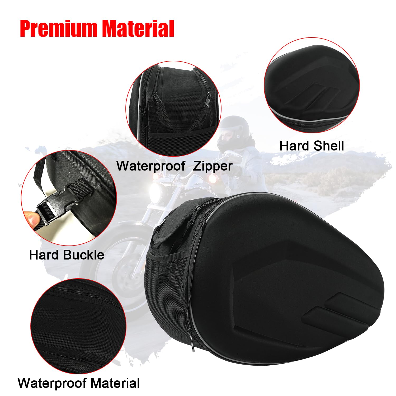 Amazon.com: SUNPIE Motorcycle Luggage Organizer Bags Saddle Bag