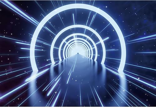 dnldliq 6x4ft Future Tunnel Backdrop Science Fiction Theme Space Interstellar Tr