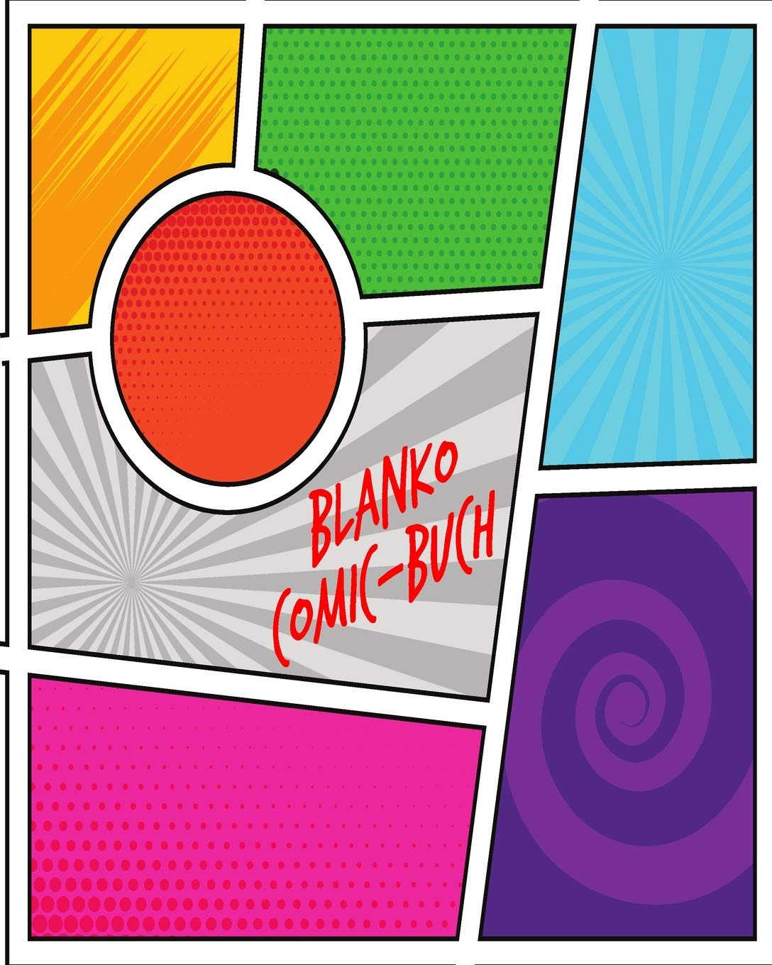 Leeres Buch Zum Selber Gestalten Buy Blanko Comic Buch: Leeres Buch zum selber zeichnen und