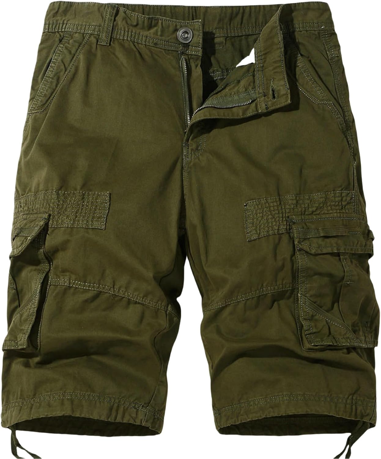 Men's Summer Multi-Pocket 5-Point Casual Beach Shorts