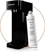 Hidrofiltros - Purificador de Água Facile com Refil C3 Elimina Cloro, Odores e Sabores Cor Preto Hidrofiltros