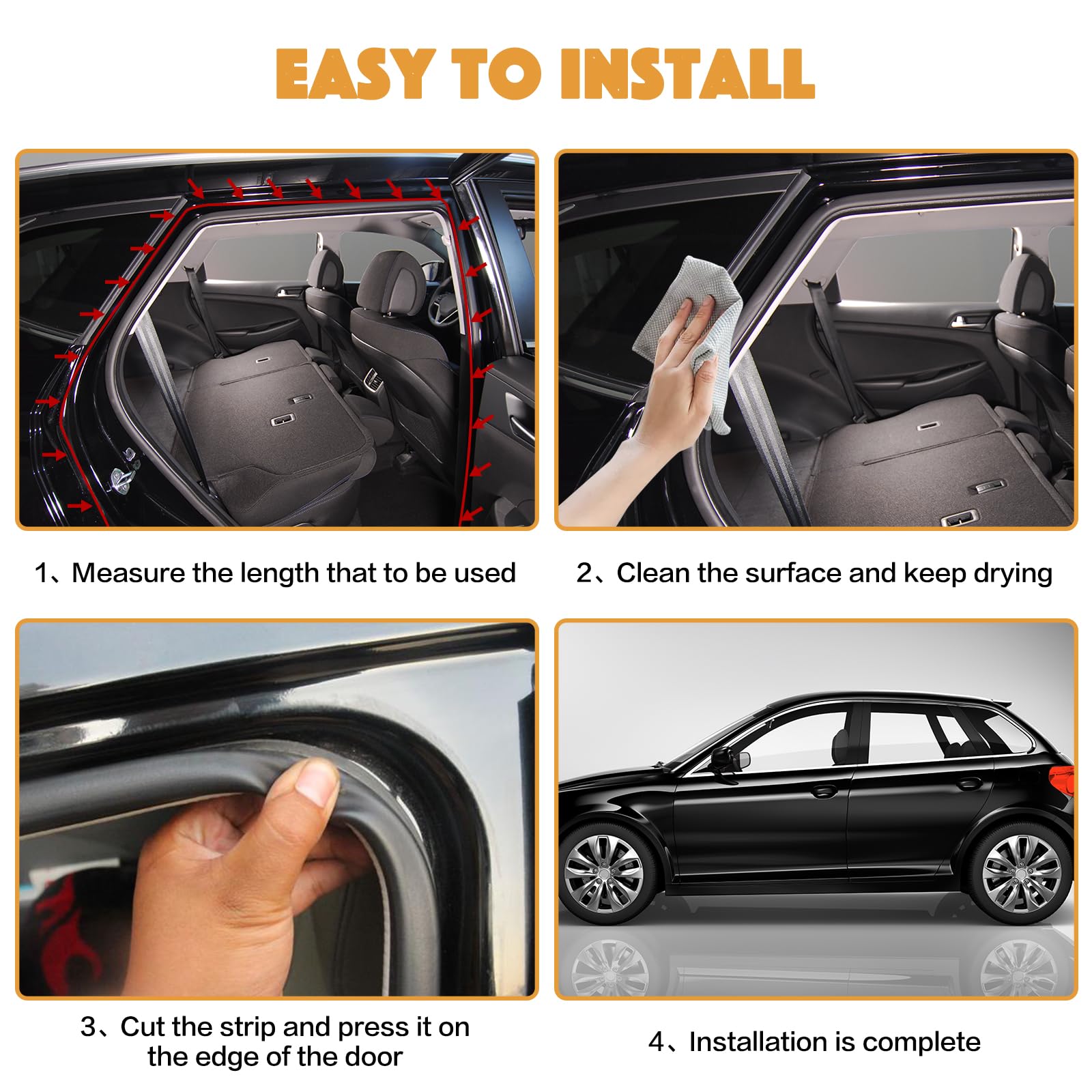 Auto Tedesca EUTRAS KSD2151 - Guarnizione In Gomma Per Porta Bagagliaio, Portata 1,0 Guarnizione Basculante Garage - Foto 11