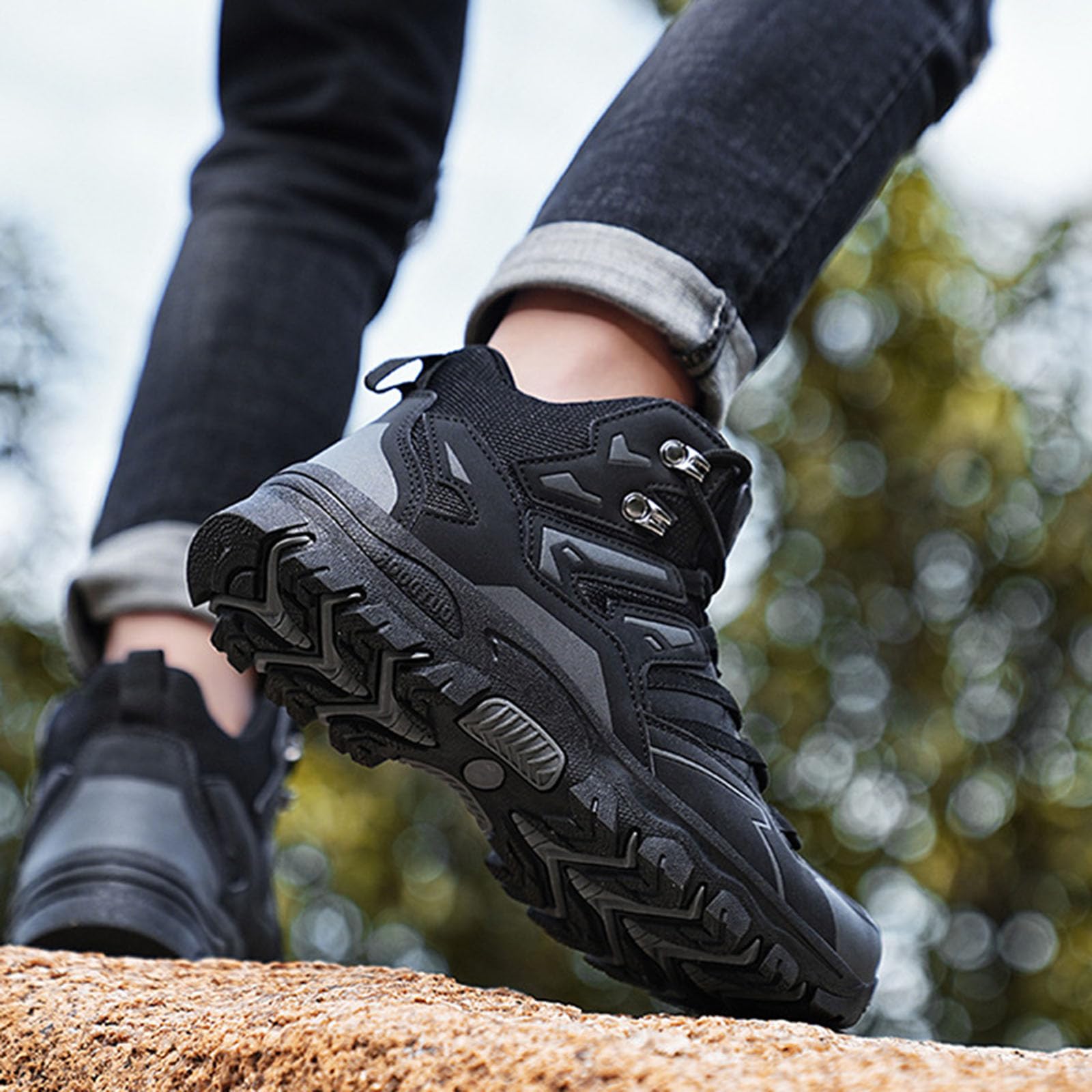 Generisch Scarpe da ginnastica da donna, scarpe da ginnastica, da uomo e da donna, scarpe da trekking alte alla caviglia, scarpe da trekking e fitness, scarpe da ginnastica da donna