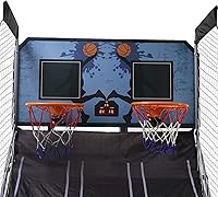 Vista 3 de Saturnpower Shot Creator Juego de Arcade de Baloncesto Interior Plegable Electrónico Juego Deportivo de Doble Tiroteo Oficial para el Hogar Doble