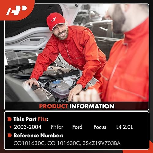 Miniatura 2 de A-Premium Compresor de aire acondicionado con embrague compatible con Ford Focus 2.0L 2003-2004, solo se adapta a DOHC