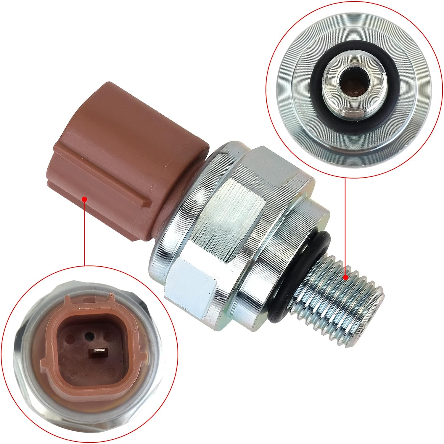 2PCS Transmission Pressure Switches 28600-P7W-003 28600-P7Z-003 Automatic 2ND-3RD Gear Oil Sensor Switch Compatible with Honda Accord Civic Odyssey Pilot Acura CL MDX