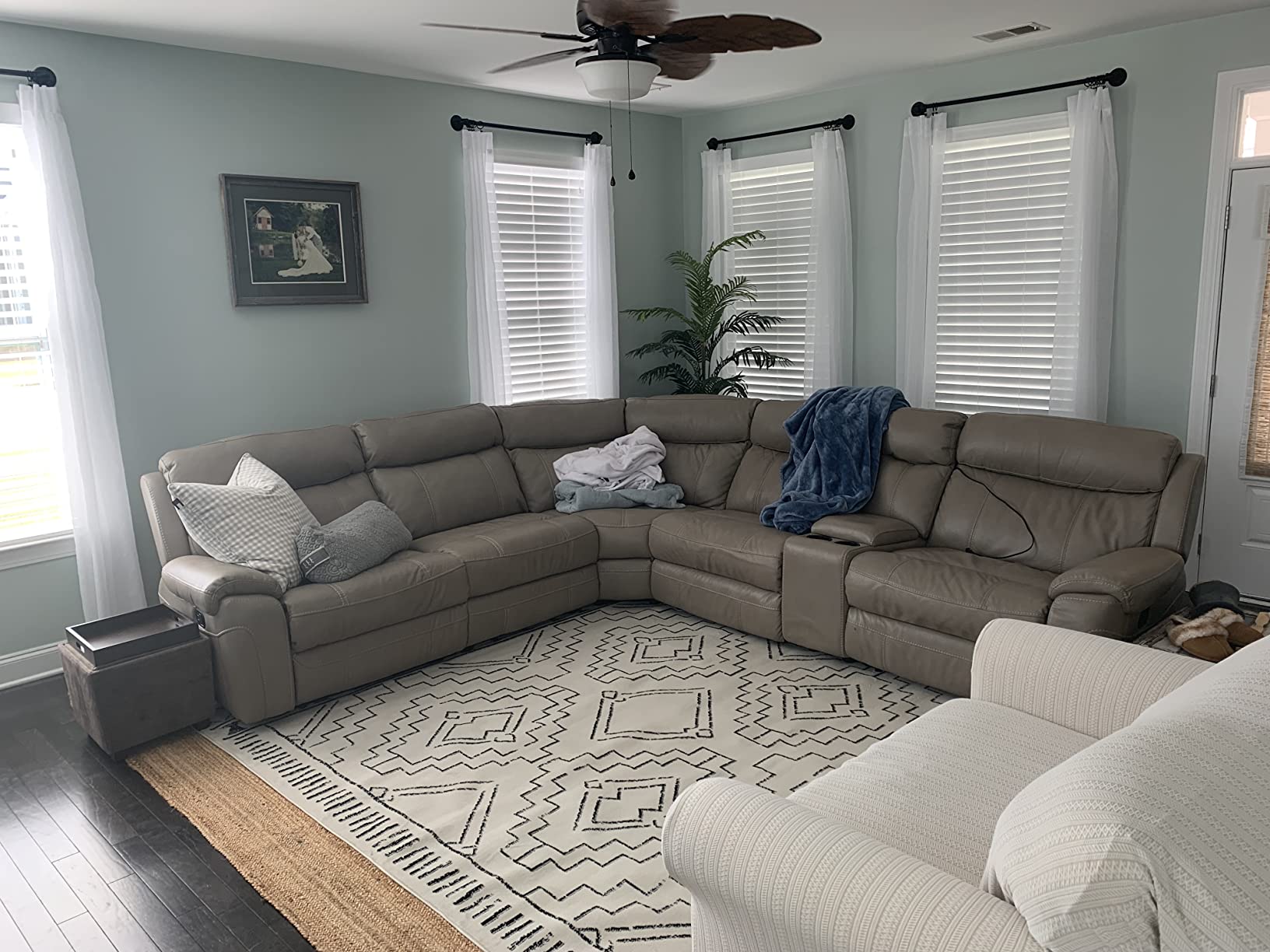 12/mo Finance nuLOOM Creek Tribal Moroccan Area Rug, 6' 7" x 9', Grey Buy Now, Pay Later