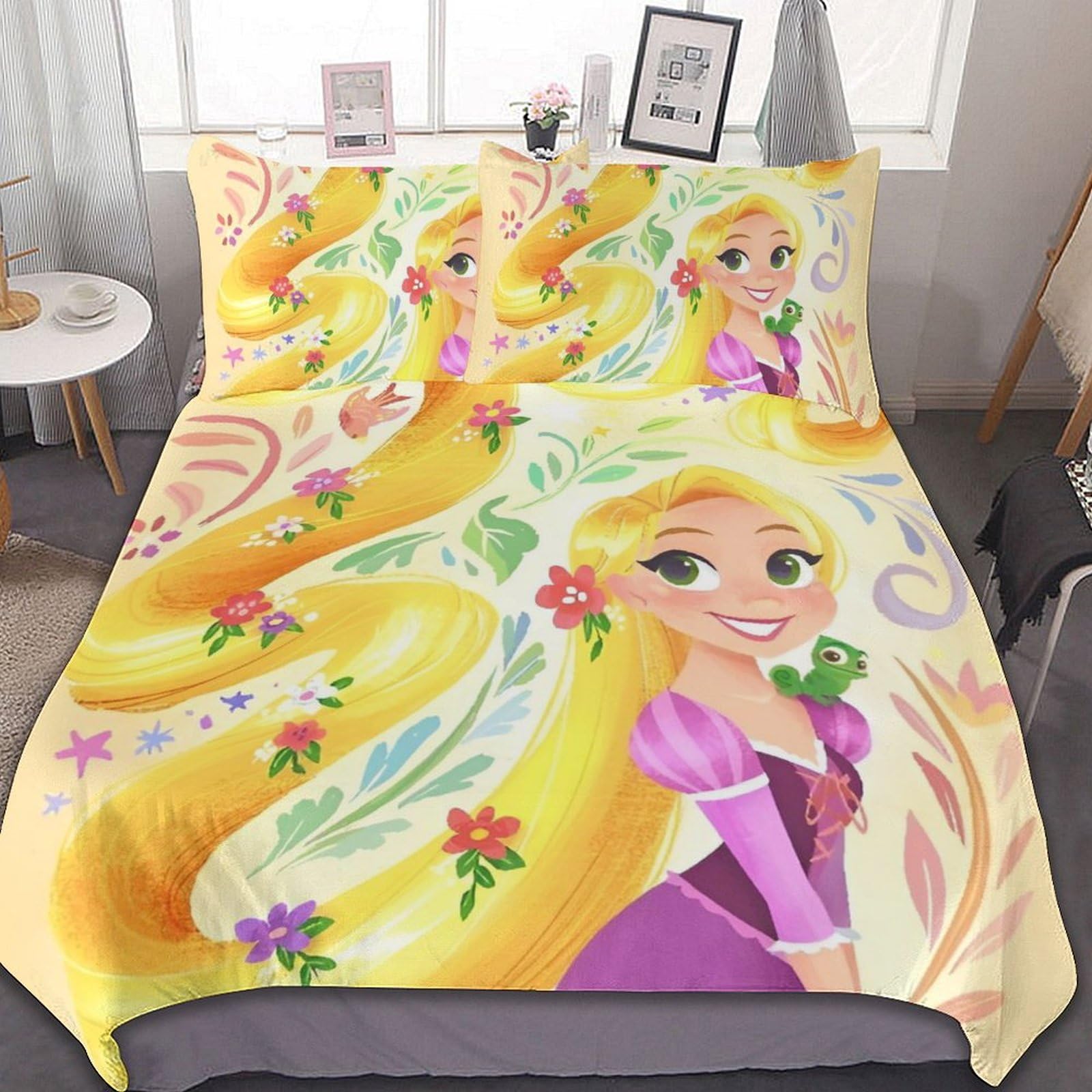 新品未使用　東京ディズニー ラプンツェル タオル ケット&布団カバーのセット 楽天市場】ラプンツェル 布団カバー 3点セット シングル