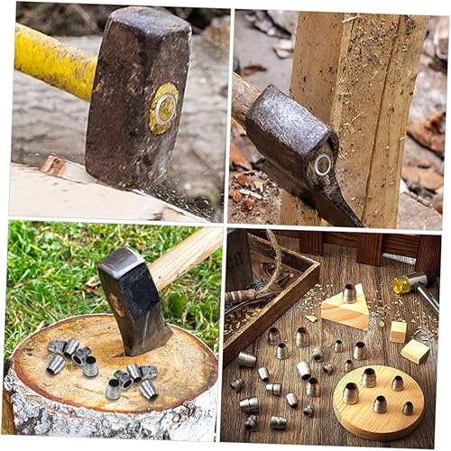 Miniatura 3 de Kit de 7 piezas de repuesto de cuñas de hierro para asas, suministros de cuña para fijación segura de mangos, ideal para mantenimiento de