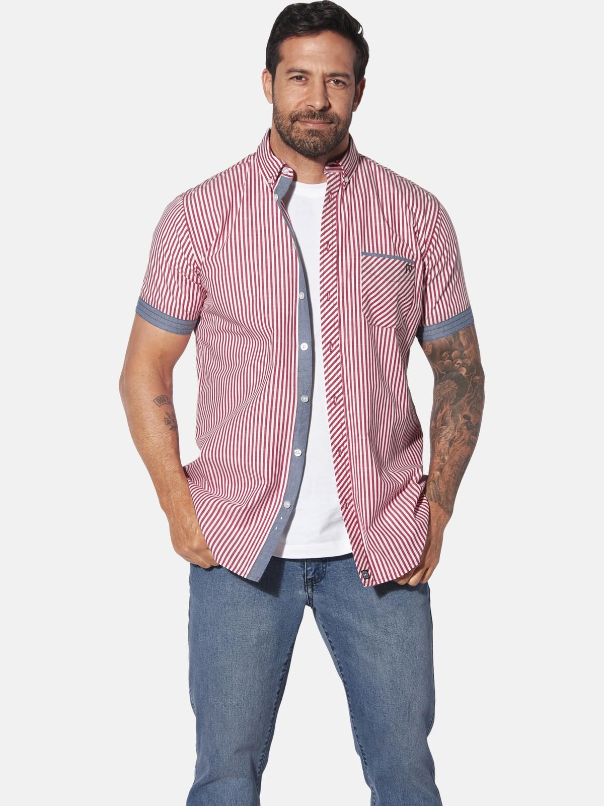 Jan Vanderstorm Hombre Camisa Manga Corta Odheld