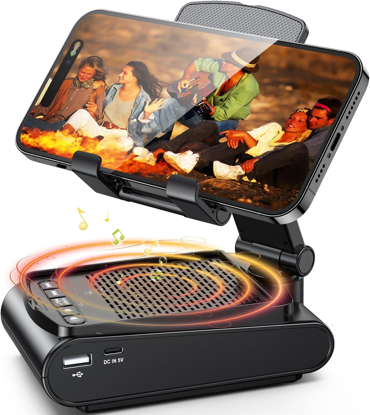 REVEIL SIMULATEUR D'AUBE Enceinte Bluetooth Reveil Veilleuse,Portable