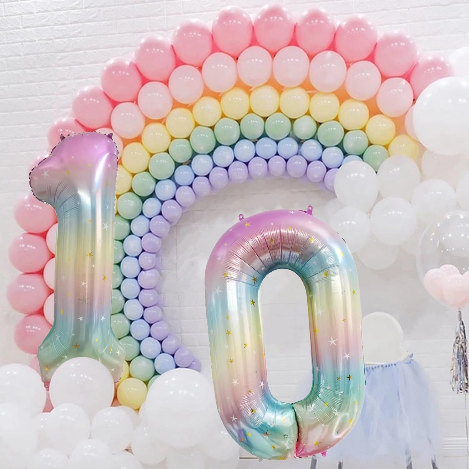 Ballon Gonflable Xxl En Forme De Chiffre 7, 100 Cm, Rose, Anniversaire, Évènement, Fête, Ballon