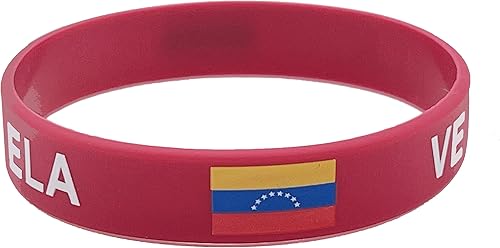 Miniatura 3 de 4 pulseras de goma con bandera venezolana venezolana de Venezuela, pulsera de silicona con bandera nacional, pulseras de goma, decoraciones