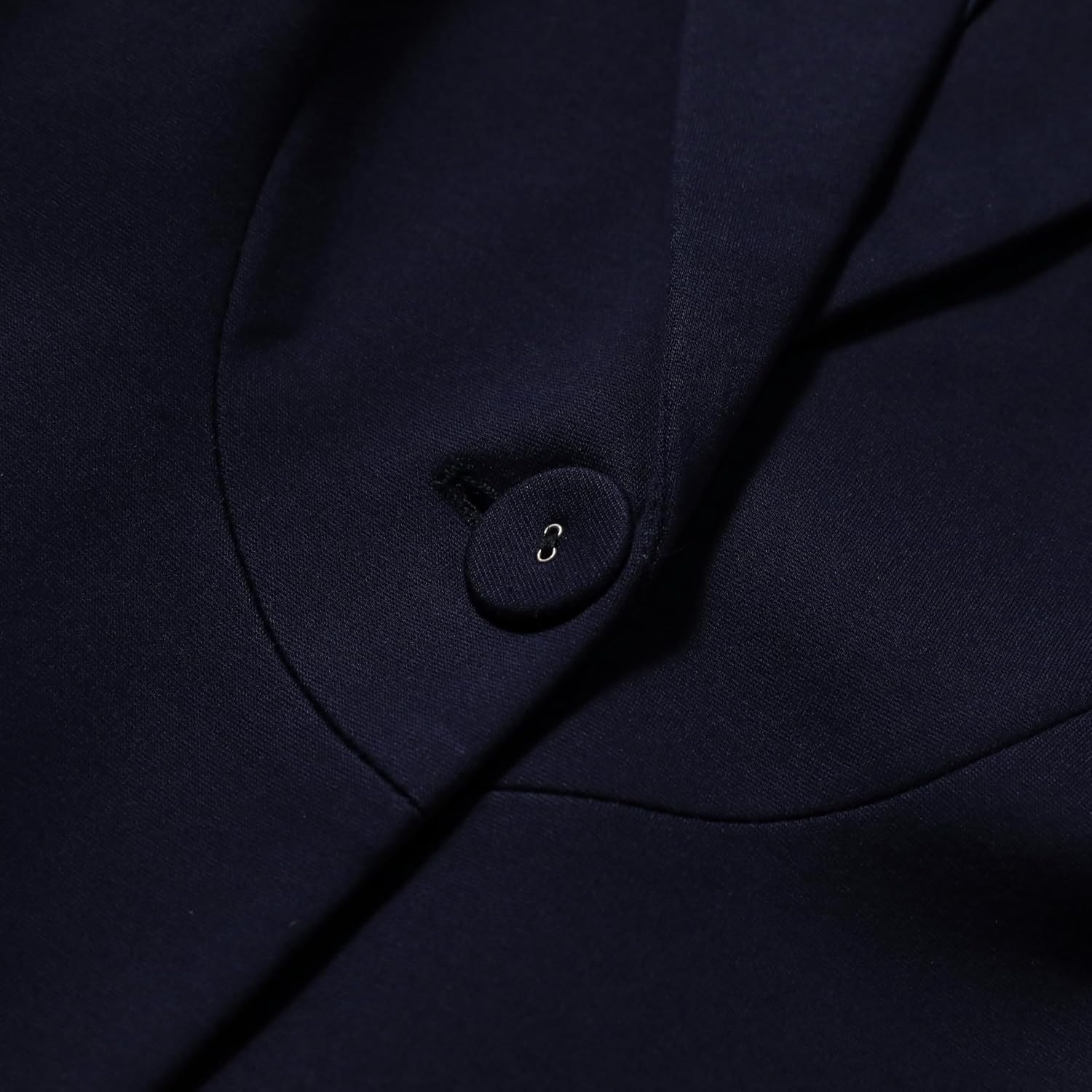 YYNUDA Womens Suit Jacket Casual Long Sleeve Blazer with Ruffle Hem - Image 5