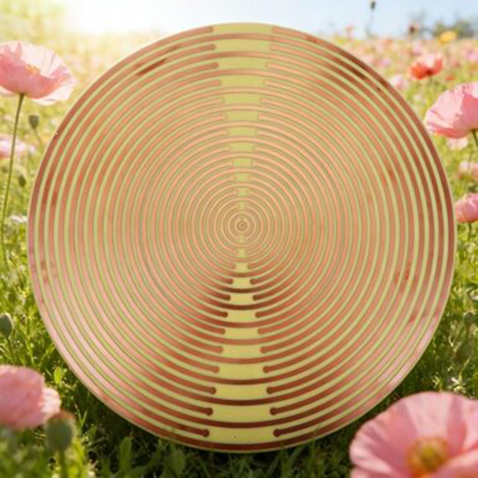 Disco polarizador, módulo oscilador multifrecuencia, generador de campo electromagnético de bobina oscilador multionda, bobina de 26 vueltas, for diversos escenarios como meditación