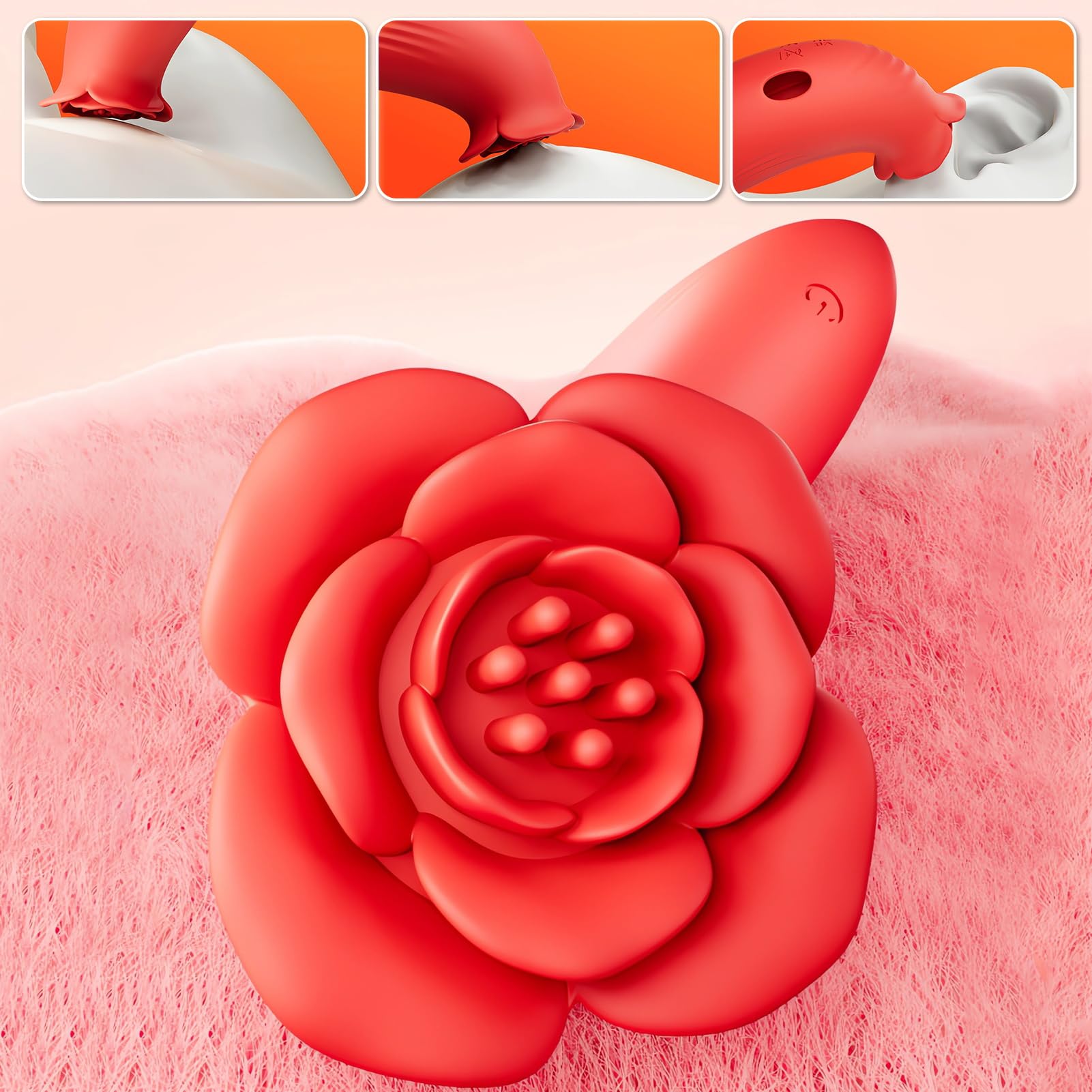 Vibratore Clitoride Sexytoysys Coppia - Vibrator da Dito Stimolatore Clitoride e Capezzoli, Vibratore Piccolo con 10 Modalità Vibrazione, Toys Sessuali per Donna Uomini Coppie