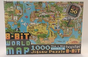 Amazon | bopster 世界地図 1000ピース ジグソーパズル 大人と