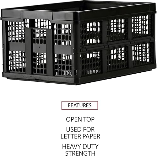 Miniatura 5 de Universal UNV40015 20.13 in. x 14.63 in. x 10.75 in. Archivadores de cartas, bolsa de archivoalmacenamiento - Negro