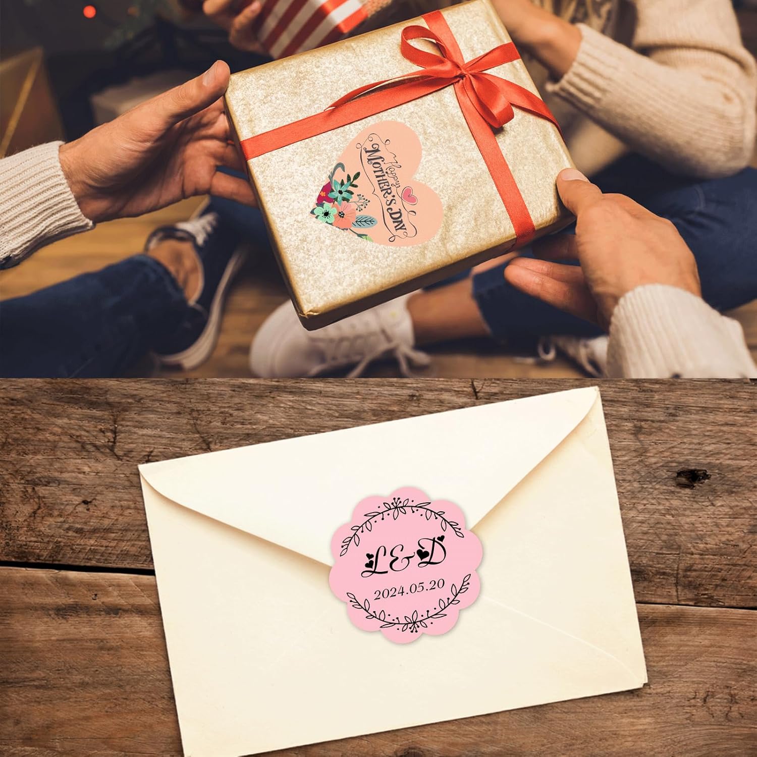 Custom Stickers Personalized Labels for Business Logo Name Text Customized Design Your Own Stickers Birthday Wedding Supplies 50-1000PCS(R-3IN)