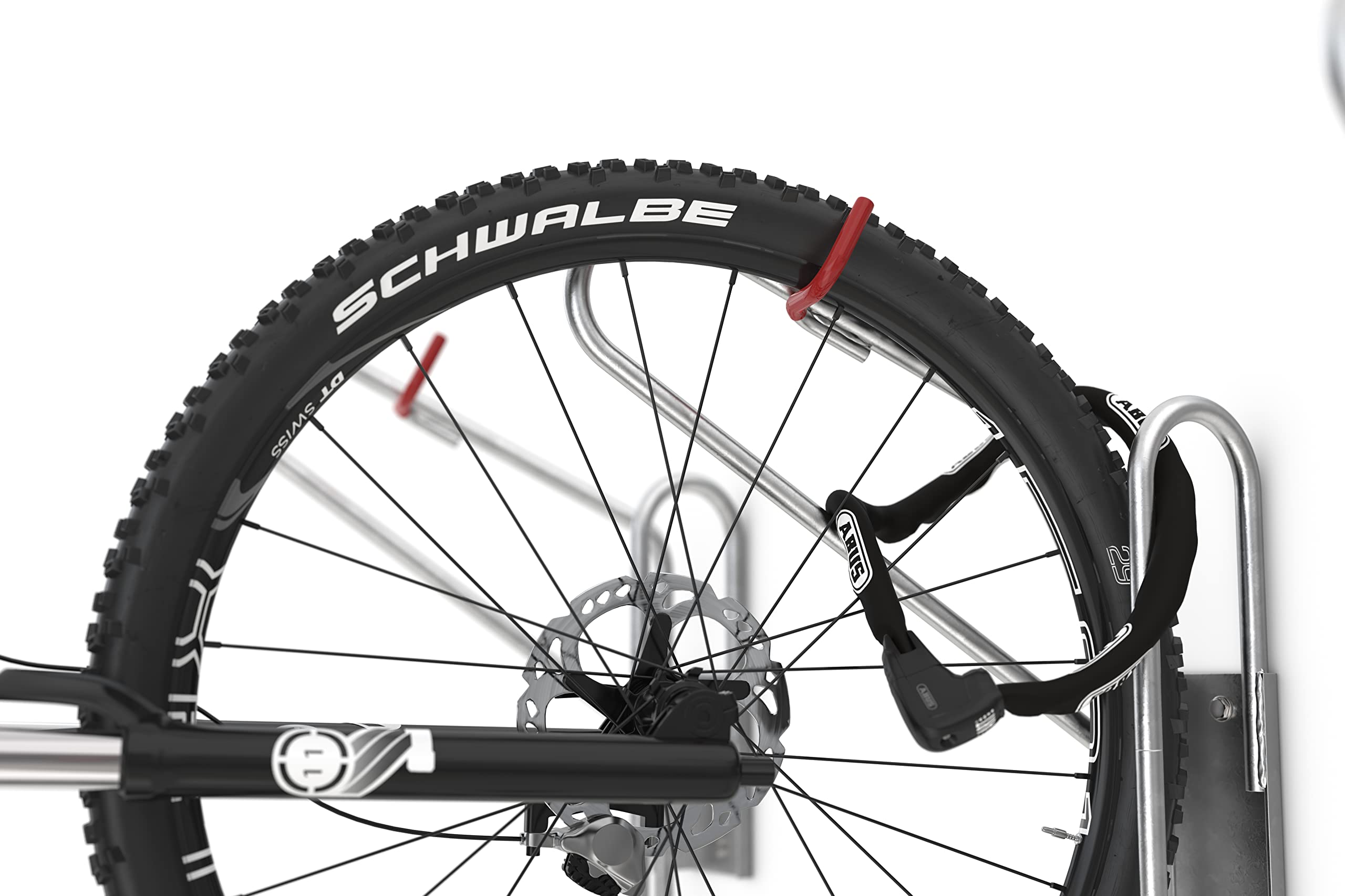 WSM Fahrradständer Hängeparker, Einstellwinkel 90 Grad gerade, 1 Einstellplatz