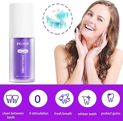 Miniatura 4 de Pasta de dientes morada pasta de dientes blanqueadora de dientes morada pasta de dientes blanqueadora de dientes corrección de dientes pasta de