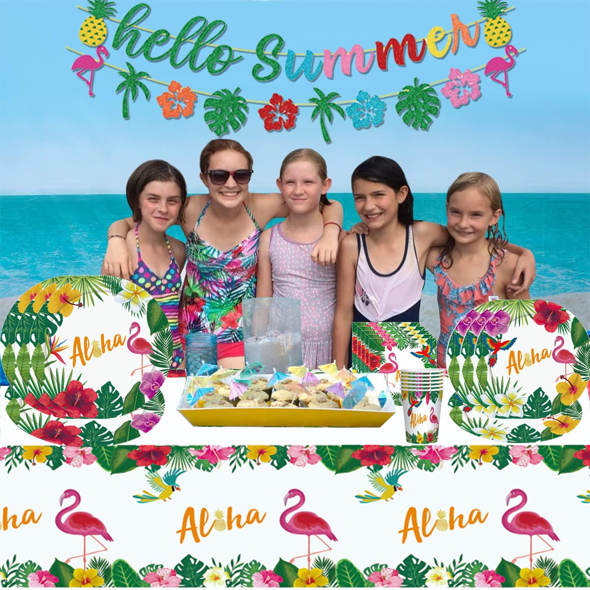 PARTY GO 96 Pièces Ensemble De Vaisselle Jaune, Gobelets En Papier Et Serviettes, Vaisselle Jetable Graduation Holiday Articles, Mariage Fête D'anniversaire Baby Shower Decor 24 Invités