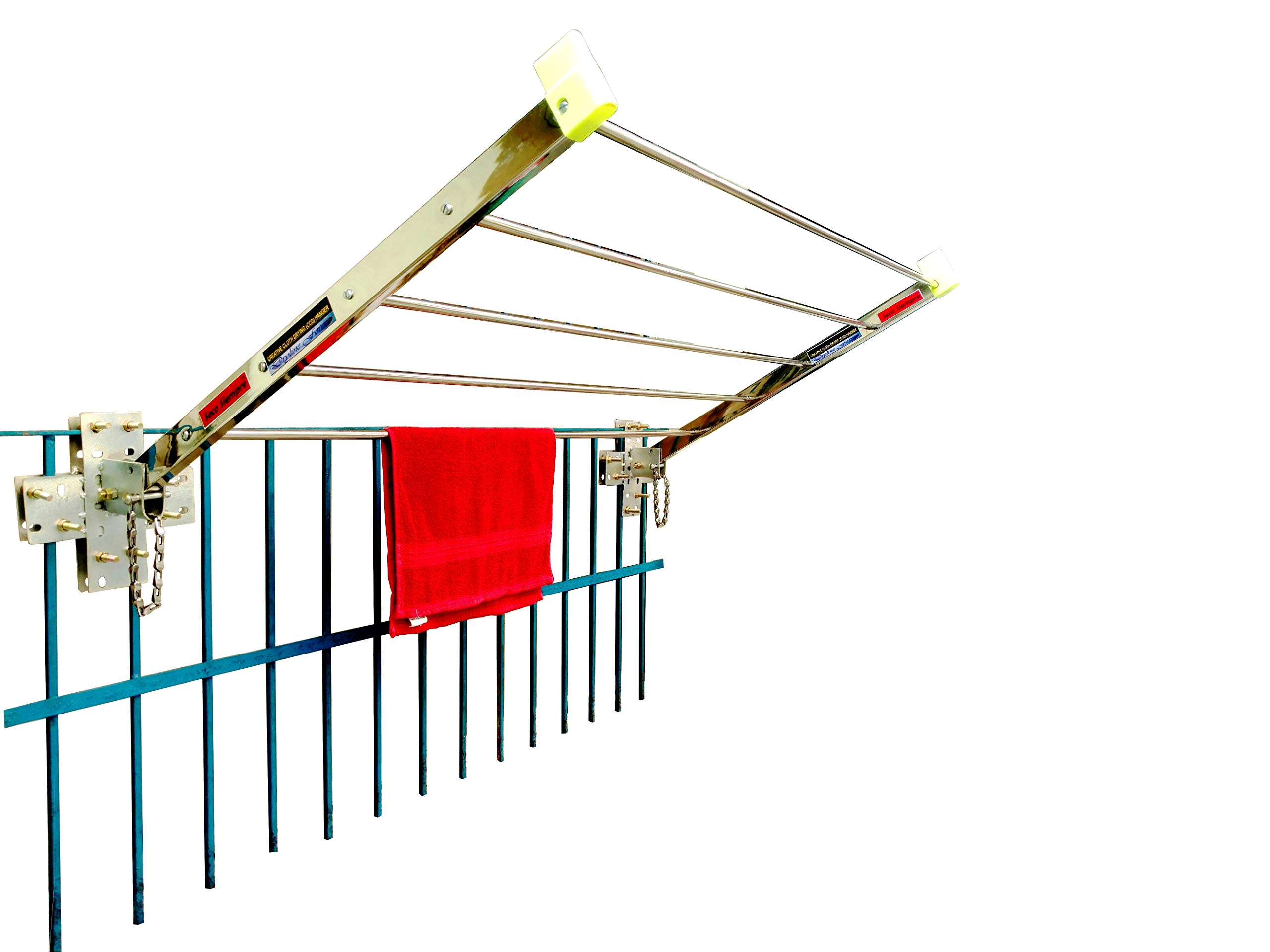 Seco Siempre CCD Hanger Balcony Railing MOUNTABLE Cloth Drying Rack SSSSNRM20Y