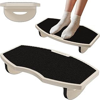 Holz Fußstütze Schreibtisch, [Für bessere Sitzhaltung] Fußbank, Footrest, Fußhocker Schreibtisch, Fussstütze Büro, Fußablage Schreibtisch, Fussstütze Unterm Schreibtisch, Ergonomische