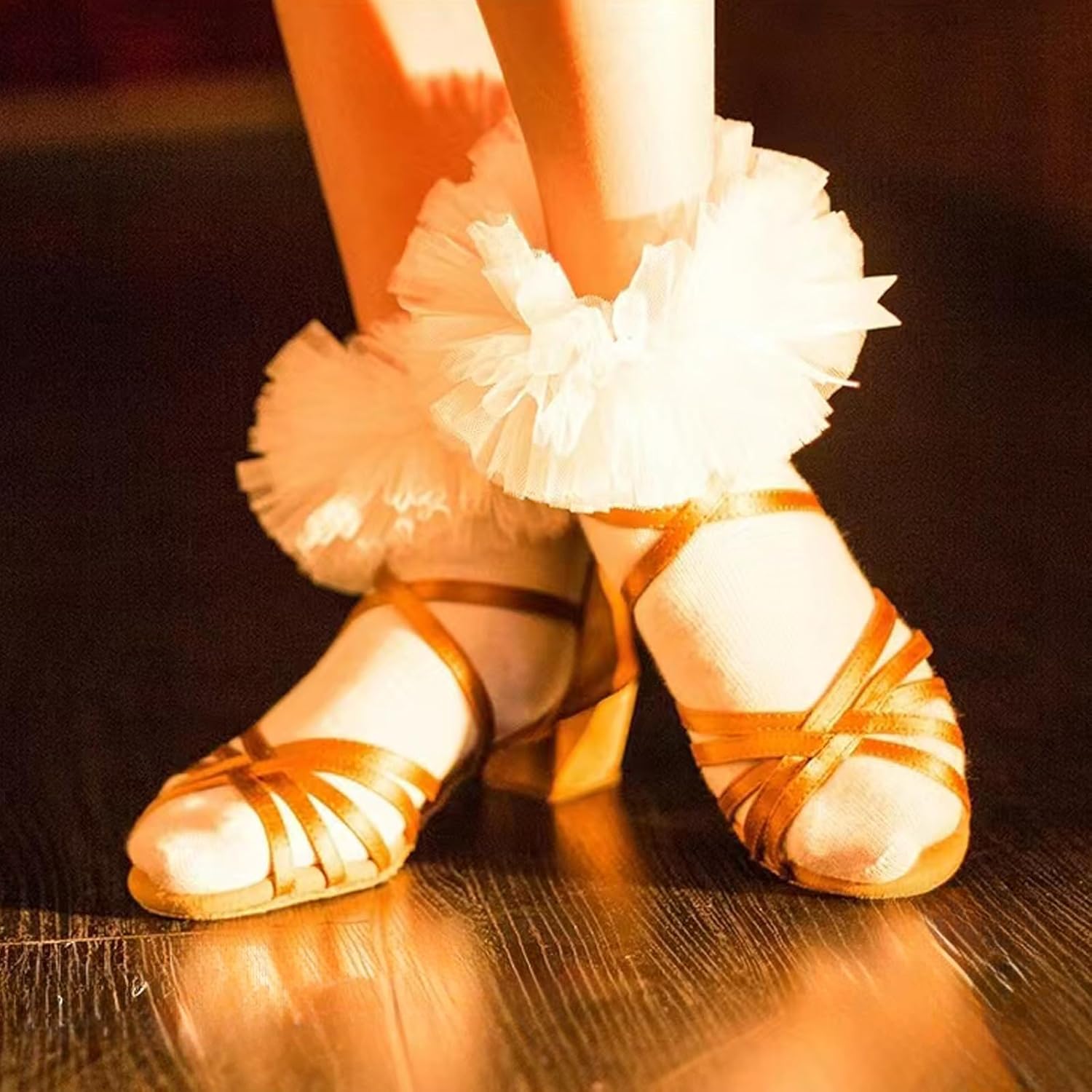 Baby Girl Socks Turn Cuff Double Lace Big Ruffle Socks for Toddlers - Image 5