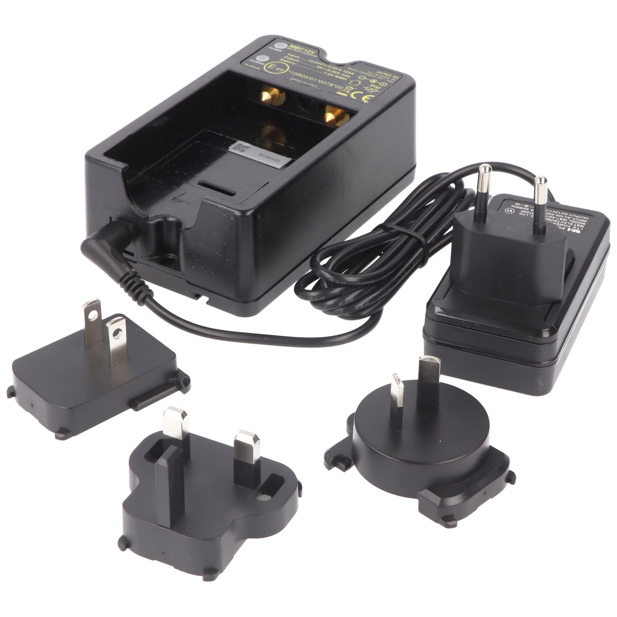 Caricabatterie originale Autec MBC12VAC / MBC825A adatto per Autec MBM06MH
