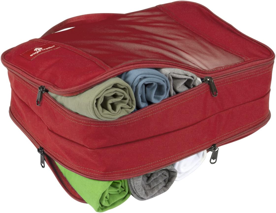  | Eagle Creek Pack-It Clean/Dirty Split Cube Packing Organizer, Red Fire | Packing Organizers